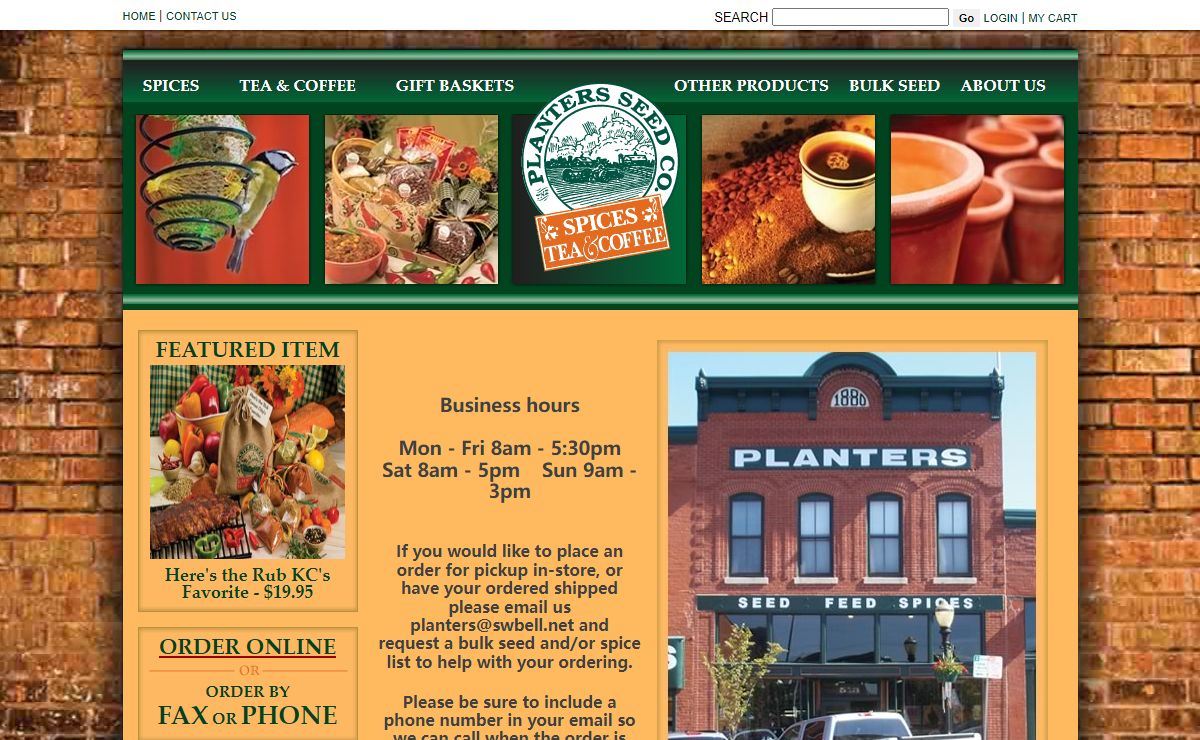 :::The Planters Seed & Spice Company::