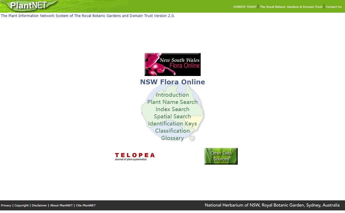 PlantNET Home Page - National Herbarium of New South Wales