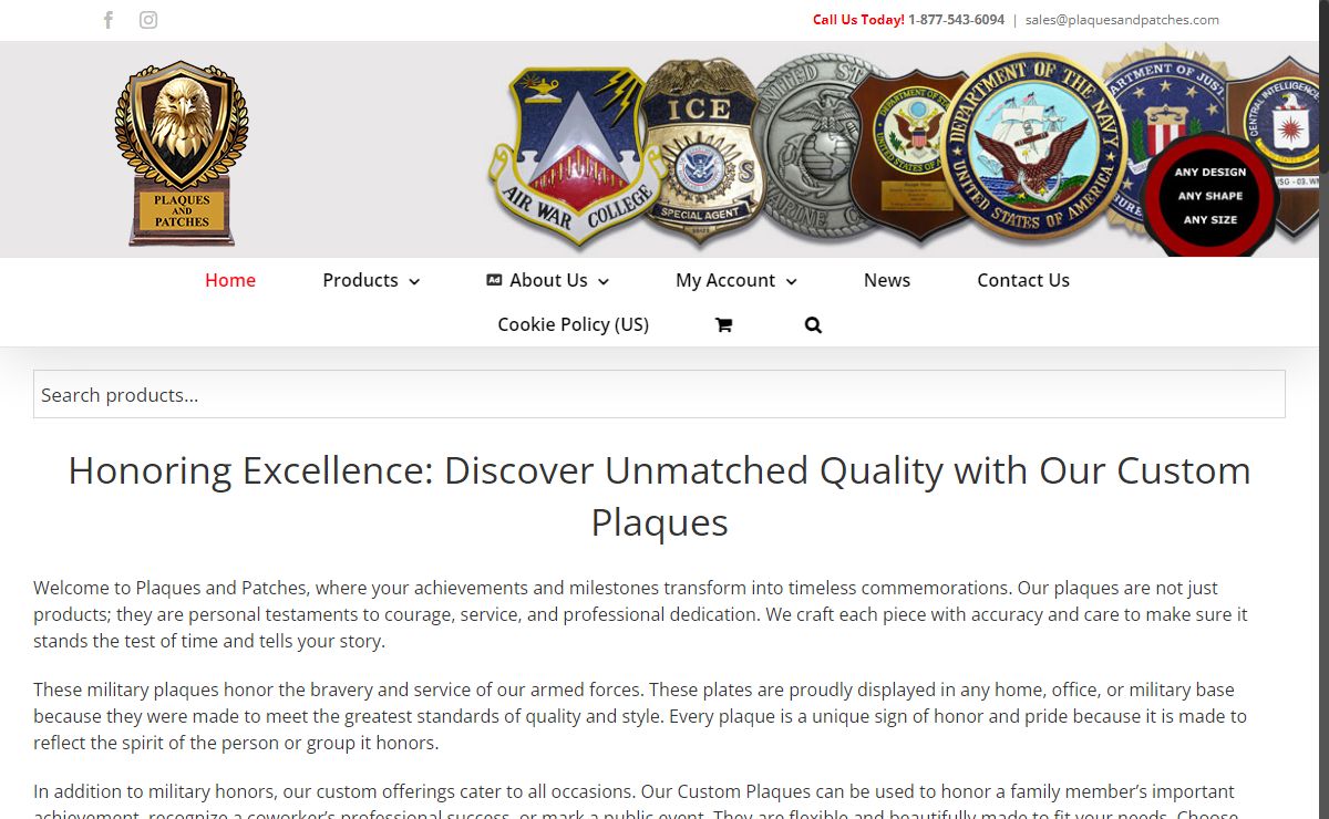 Home - Military Plaques, emblems, seals, Gifts, shadow boxes for Army Air Force Navy Marines Coast Guard & Government