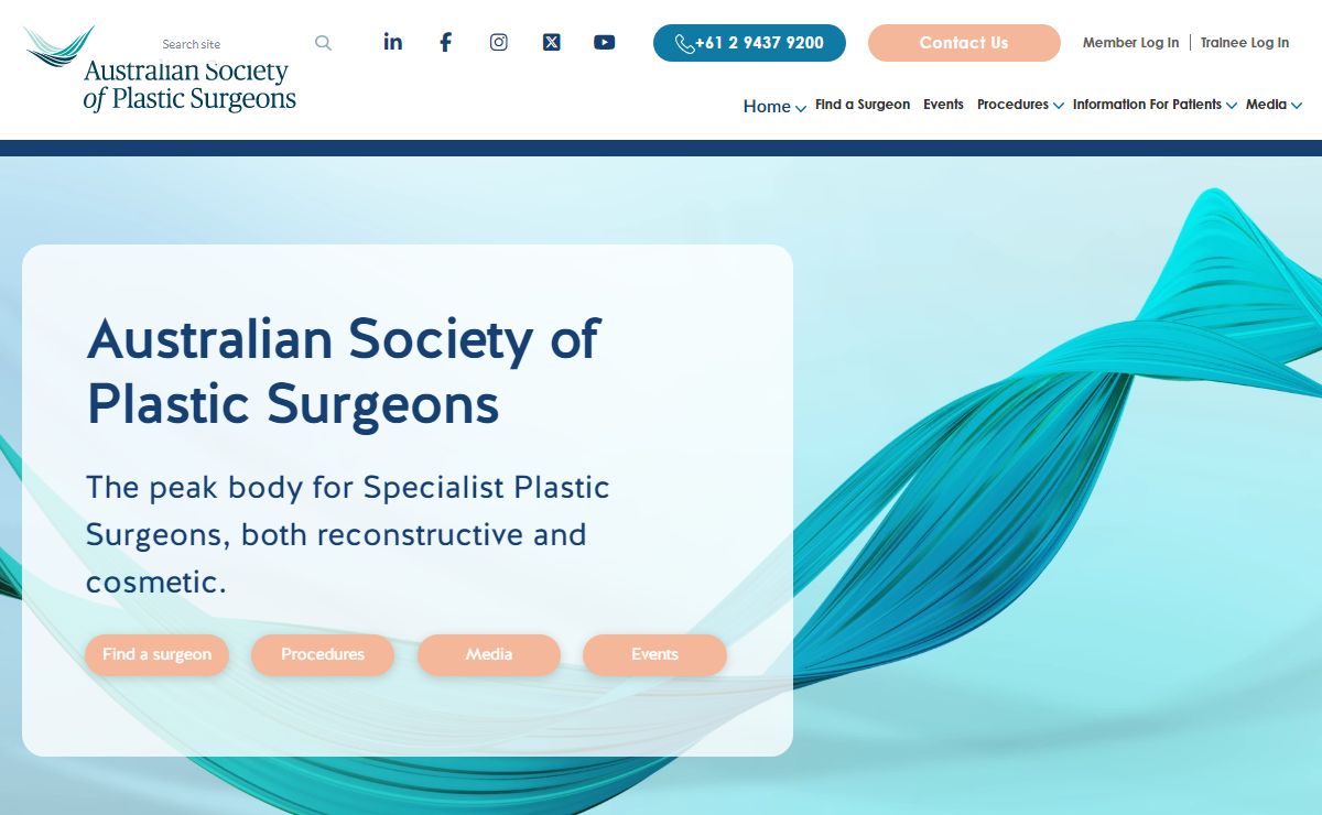 Plastic Surgery Info | Australian Society Of Plastic Surgeons