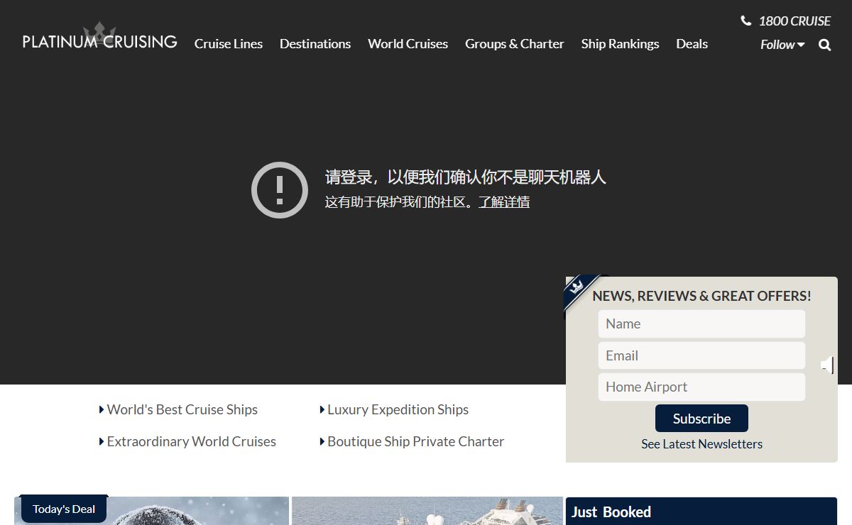 Luxury Cruises: Sail Around the World with Platinum Cruising