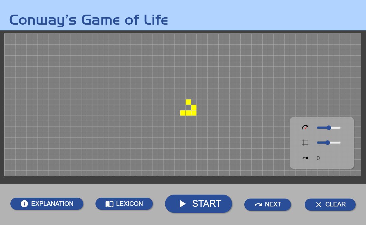 Play John Conway’s Game of Life