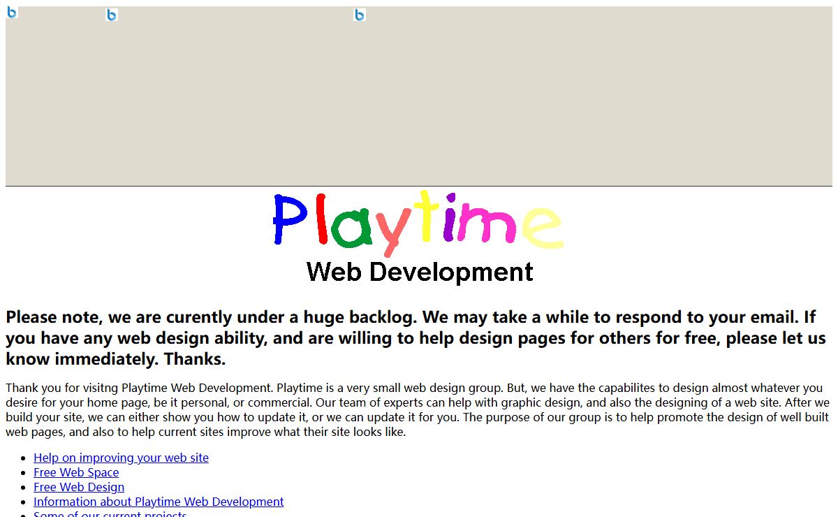 Playtime Web Development