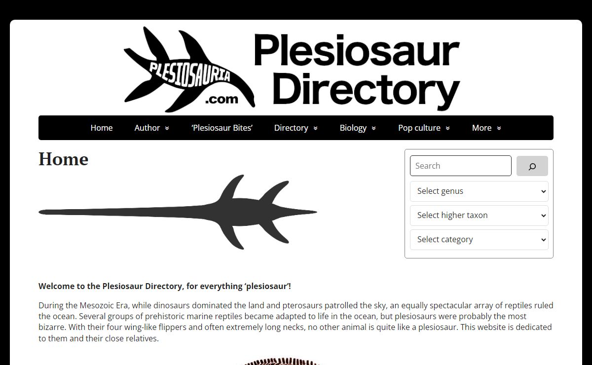 Plesiosaur Directory