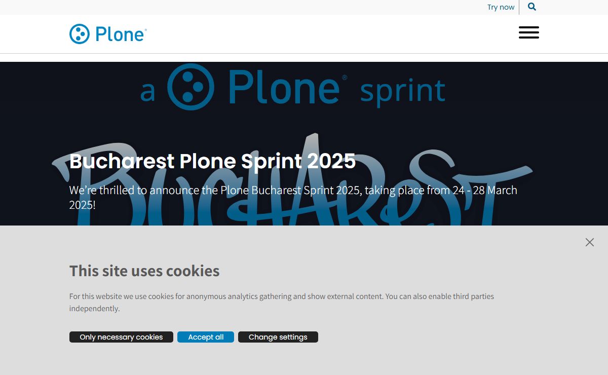 Plone CMS: Open Source Content Management — Plone: Enterprise Level CMS - Free and OpenSource - Community Driven - Secure