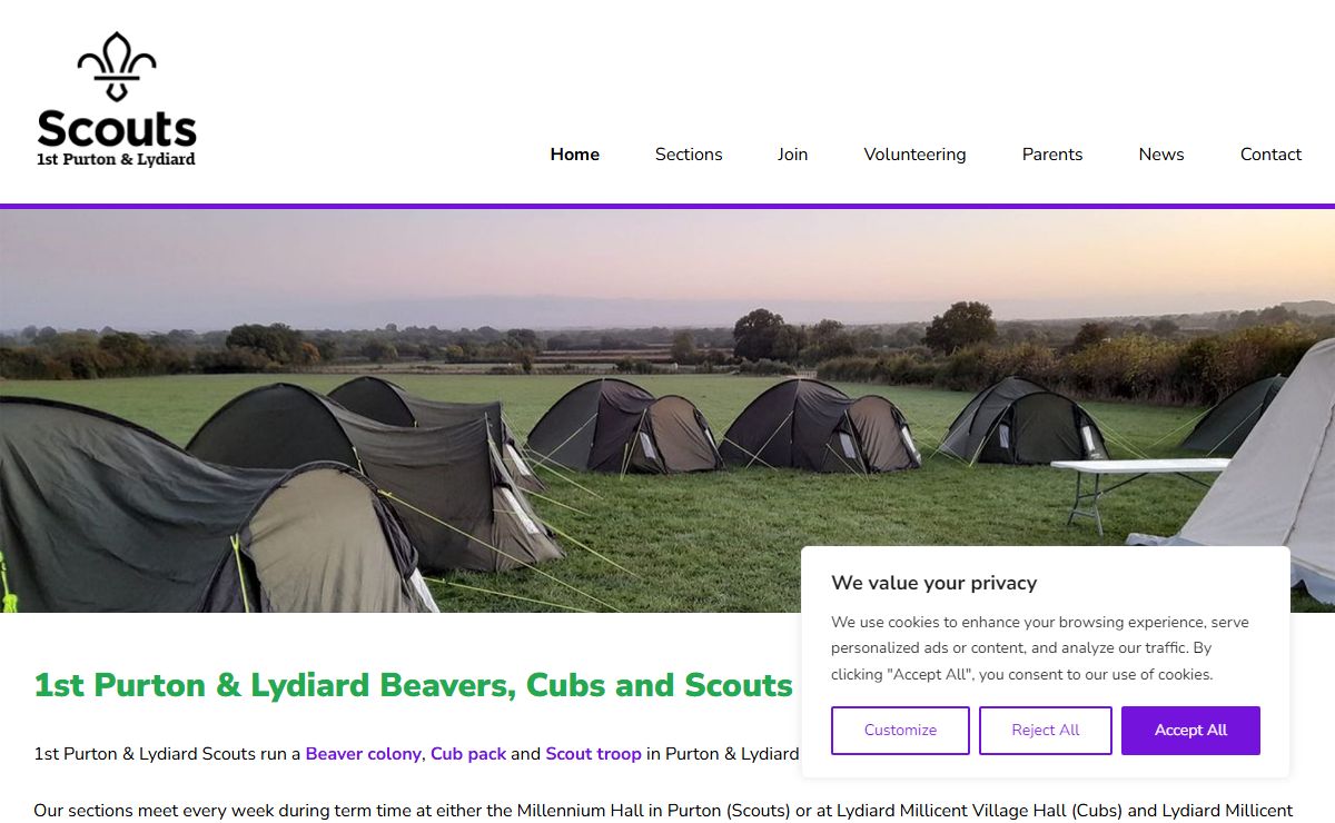 1st Purton & Lydiard Beavers, Cubs and Scouts - 1st Purton and Lydiard Scouts