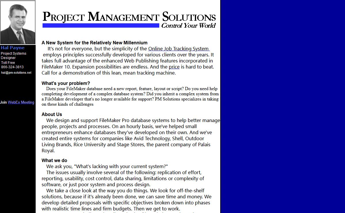Project Management Solutions | FileMaker Consultants | Houston