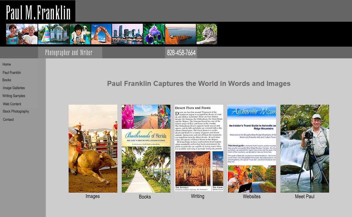 Paul Franklin, Travel Writer and Photographer