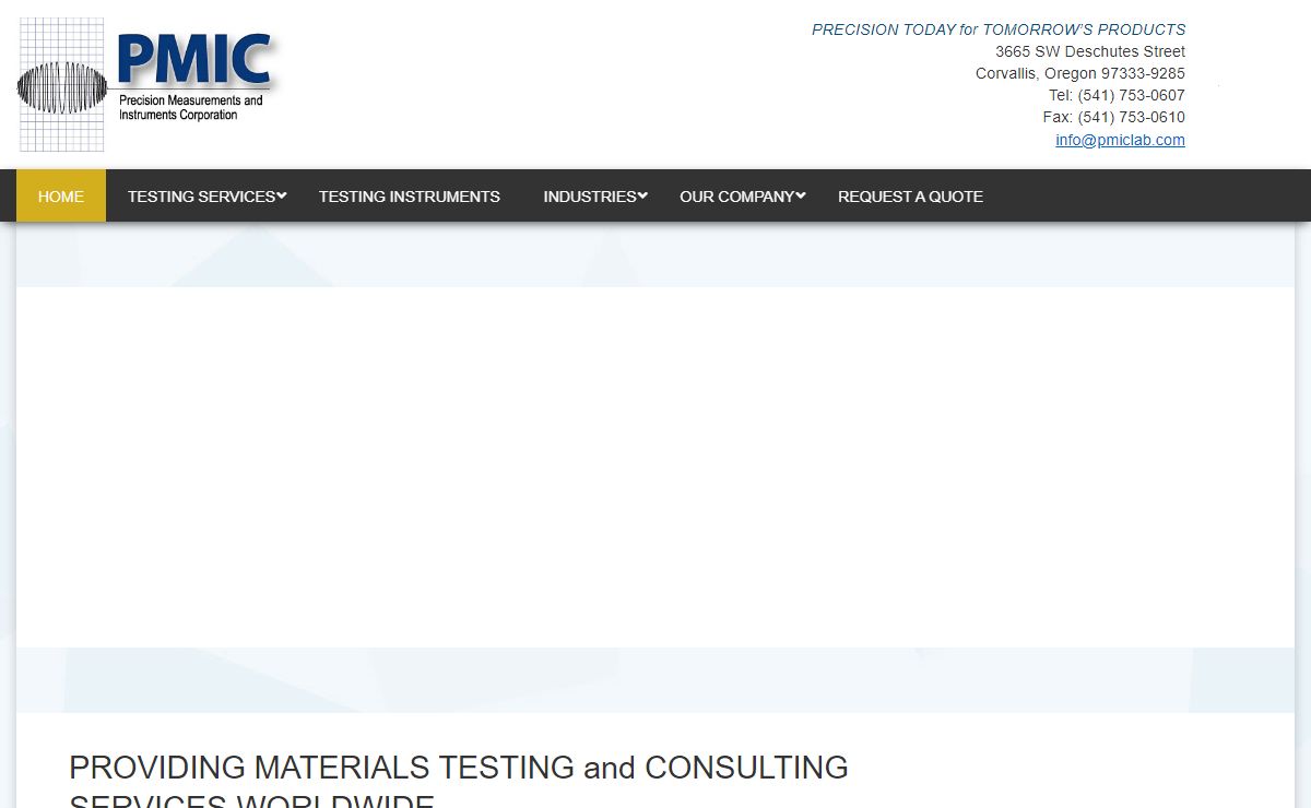 PMIC | Precision Measurements and Instruments Corporation