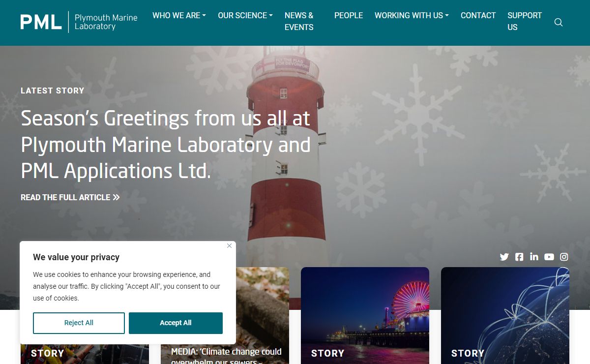 World-leading scientific marine research - Plymouth Marine Laboratory