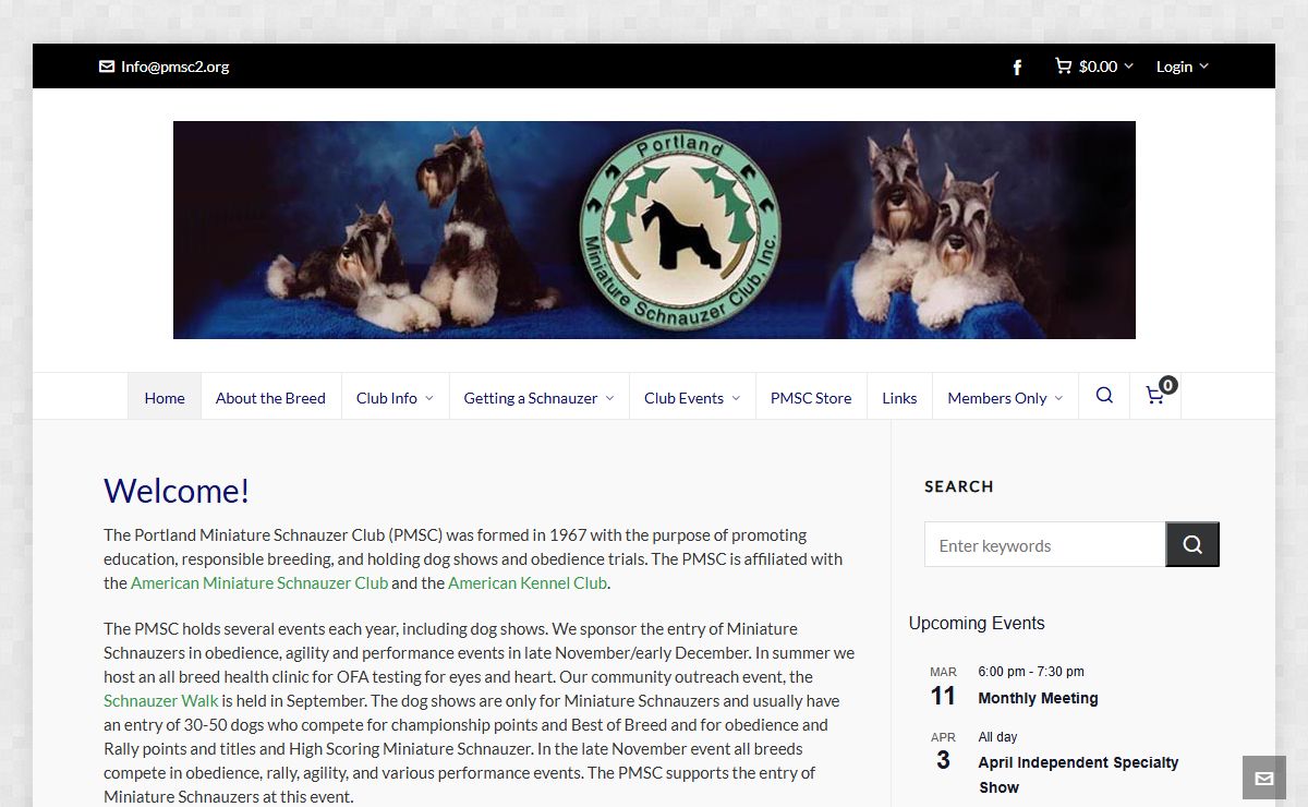 Portland Miniature Schnauzer Club