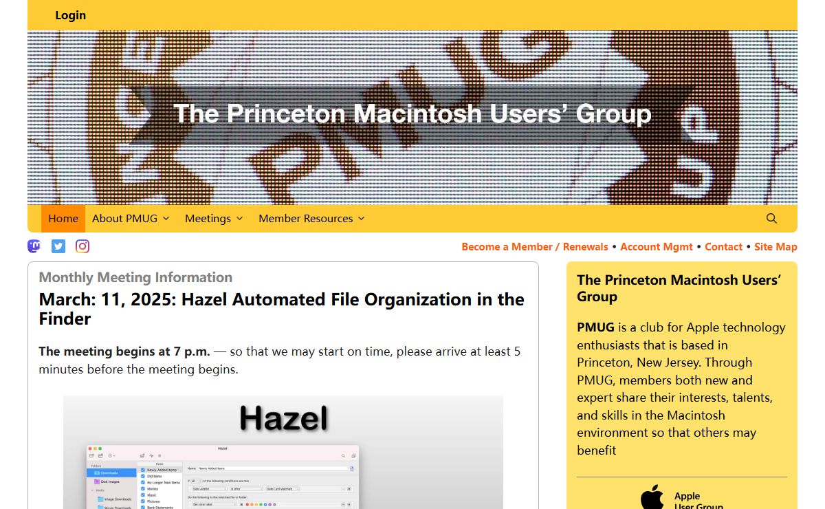 Princeton Macintosh Users’ Group (PMUG)