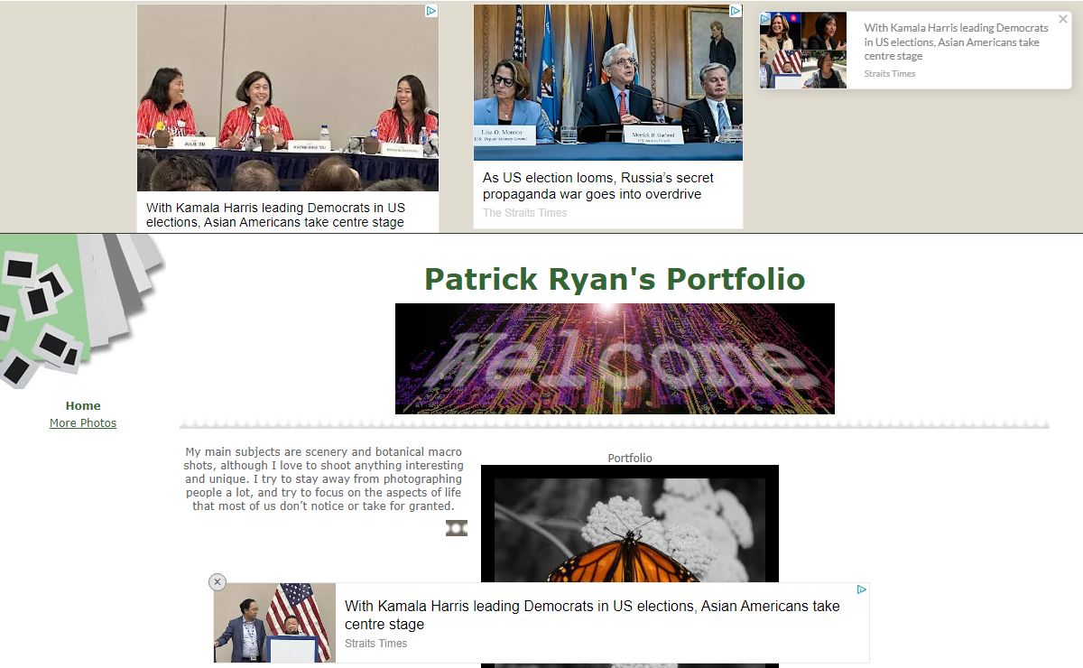 Patrick Ryan's Portfolio