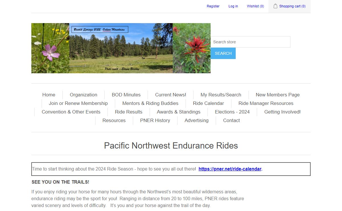 Pacific Northwest Endurance Rides