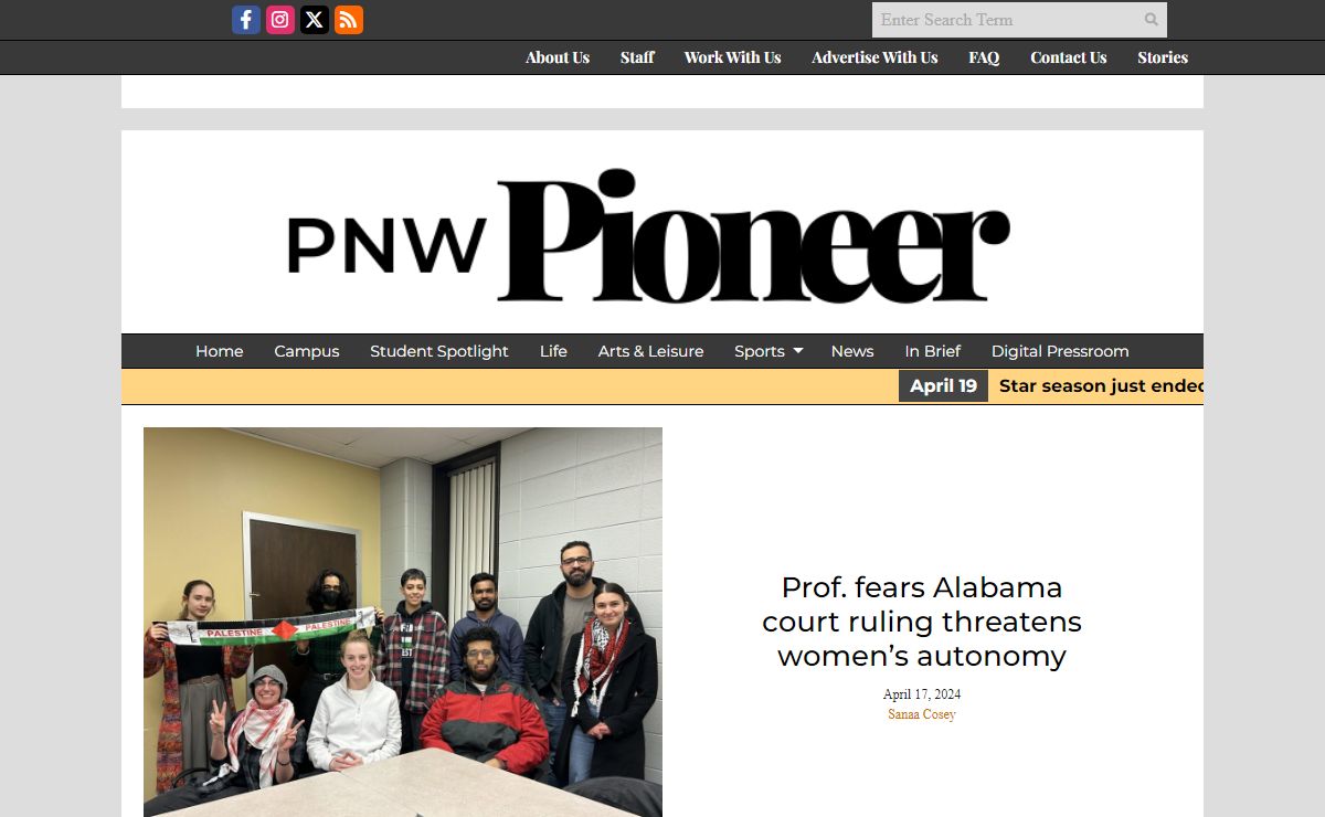 PNW Pioneer – The student news site of Purdue University Northwest.