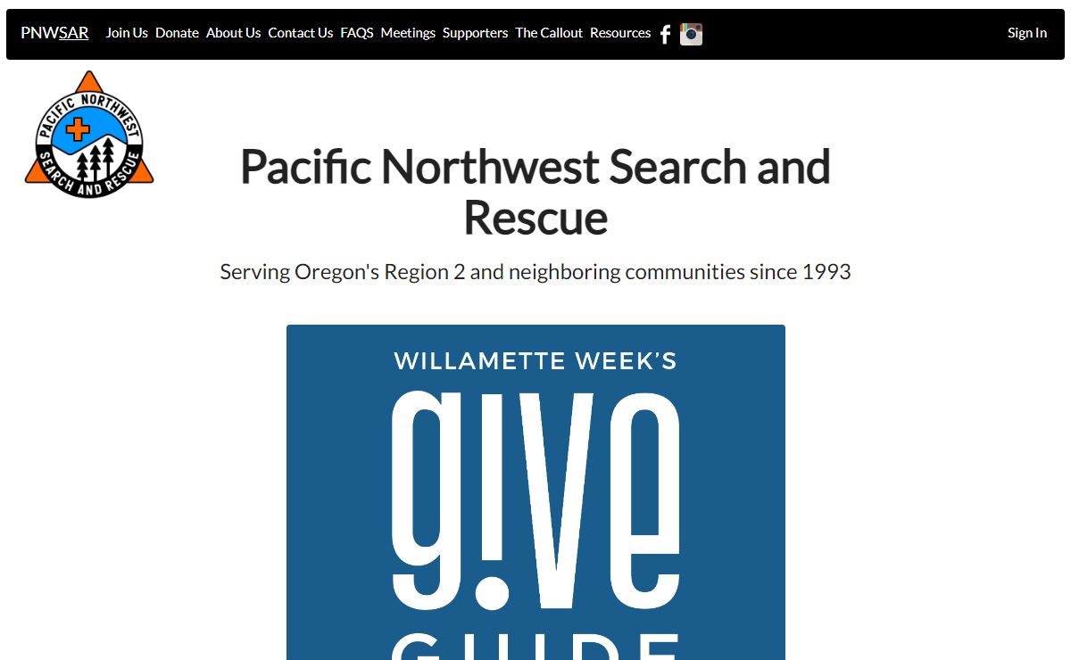Pacific Northwest Search and Rescue
