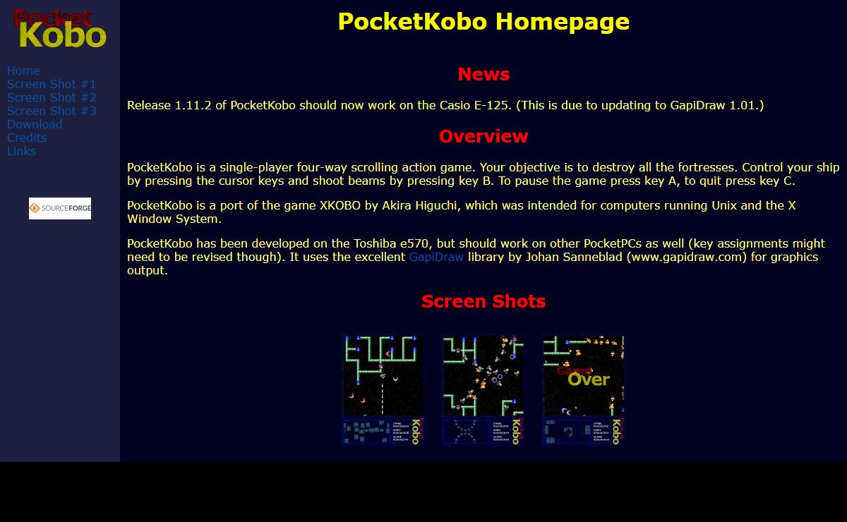 PocketKobo Homepage