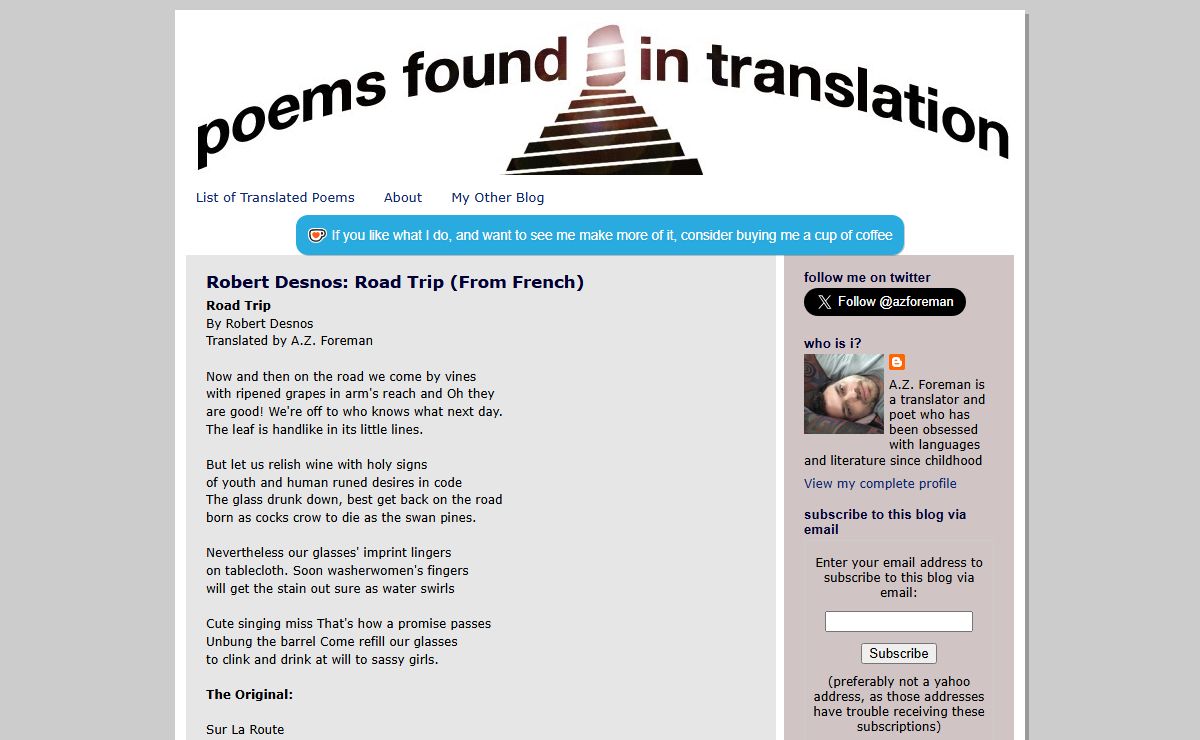 Poems Found in Translation