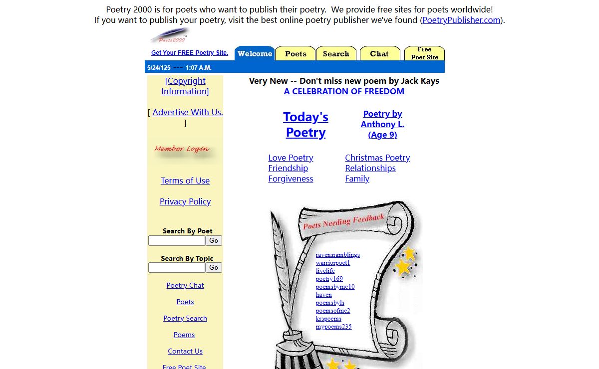 Electronic Poetry, Poets, and Poems.