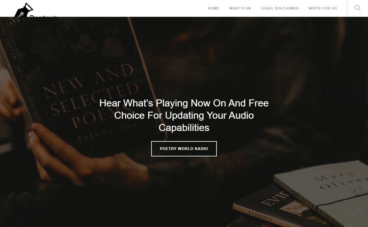 Home - The Sound of Poetry
