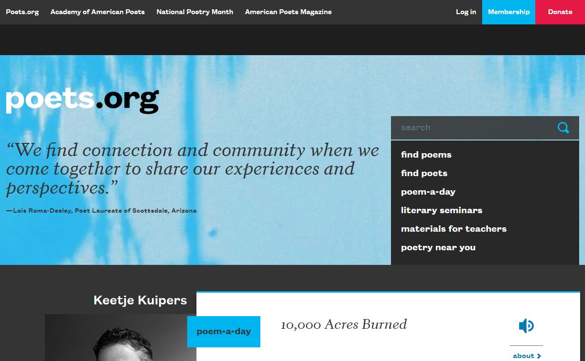 poets.org | Academy of American Poets