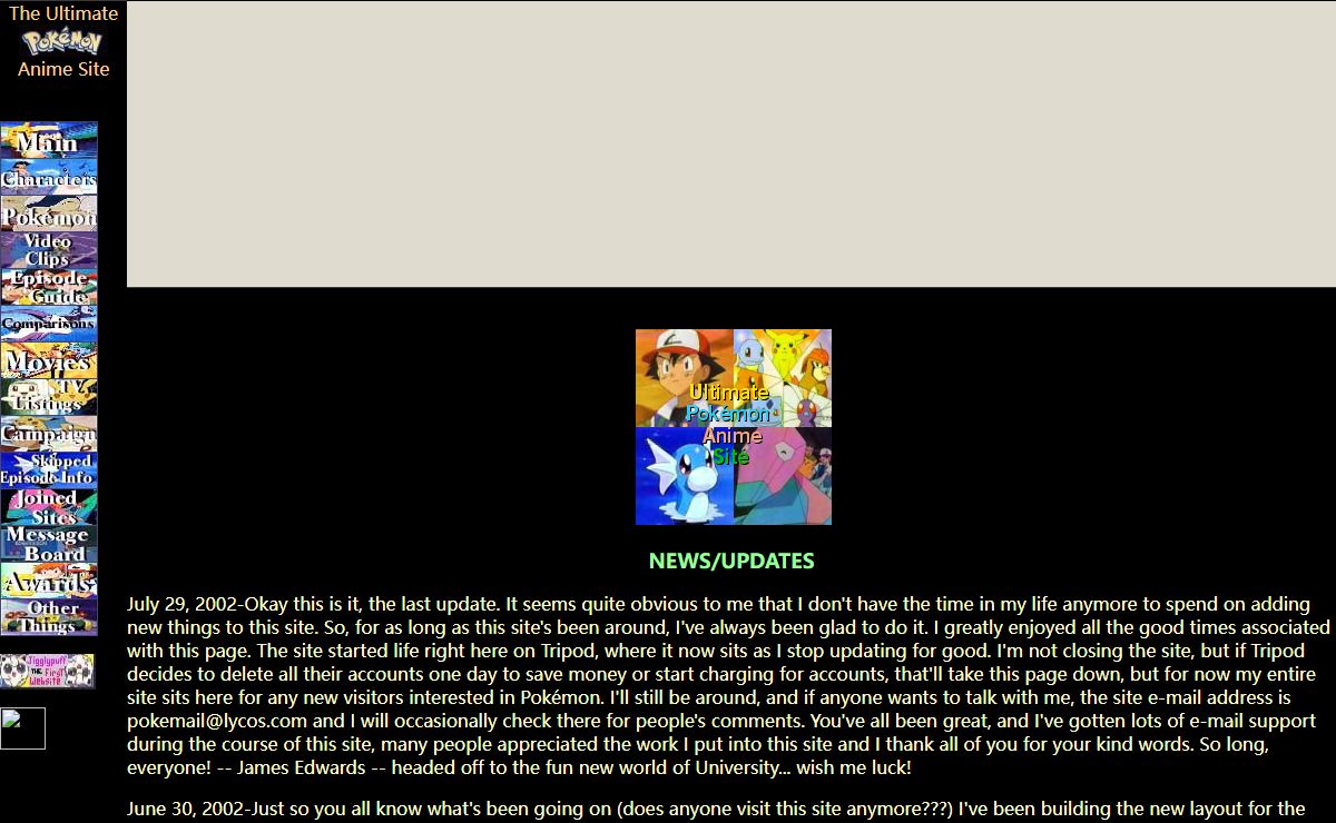 The Ultimate Pokémon Anime Site