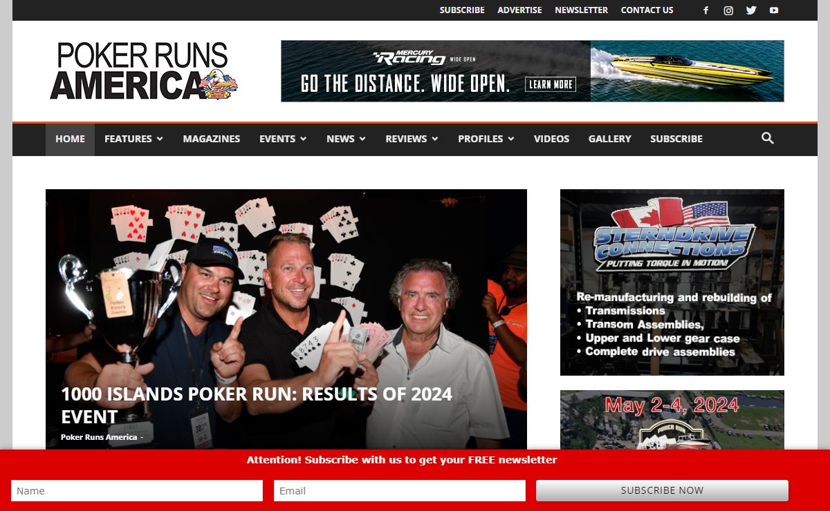 Poker Runs America | Home | Magazine & Events