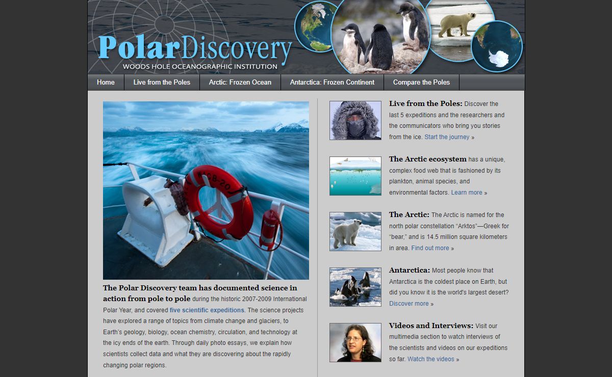 Polar Discovery :: Expeditions to the Polar Regions :: Woods Hole Oceanographic Institution