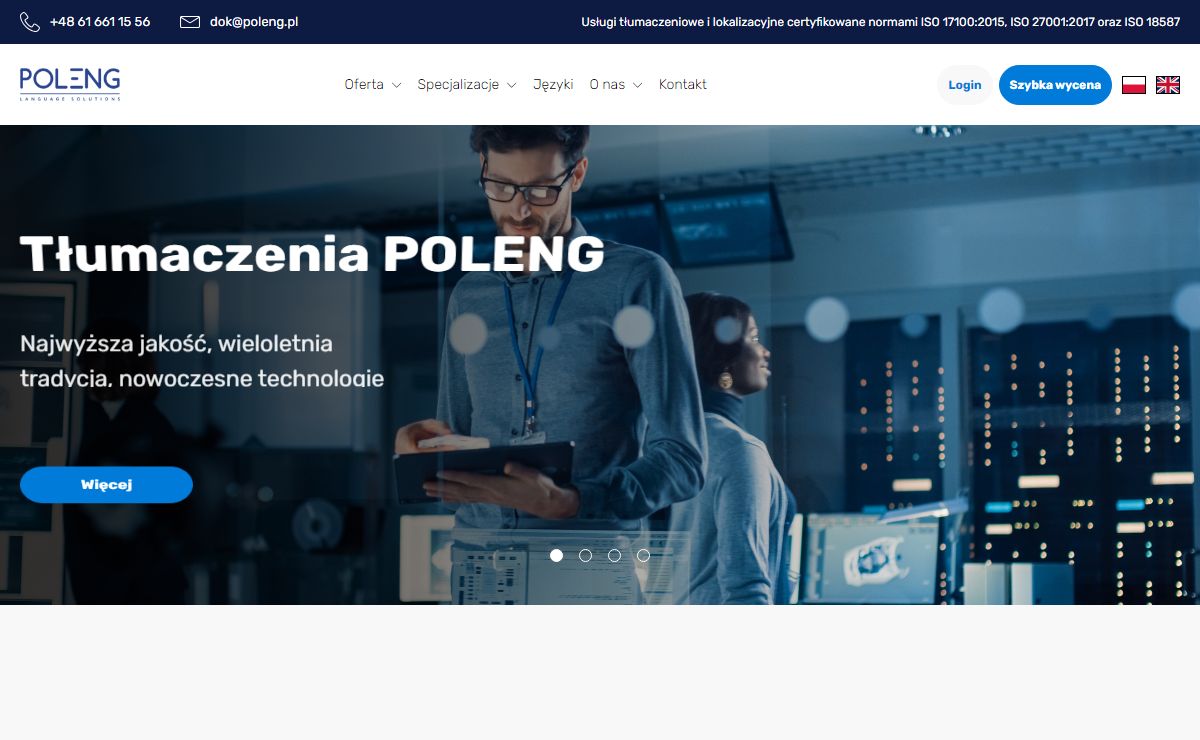 POLENG - Tłumaczenia techniczne, przysięgłe, prawne, naukowe i specjalistyczne