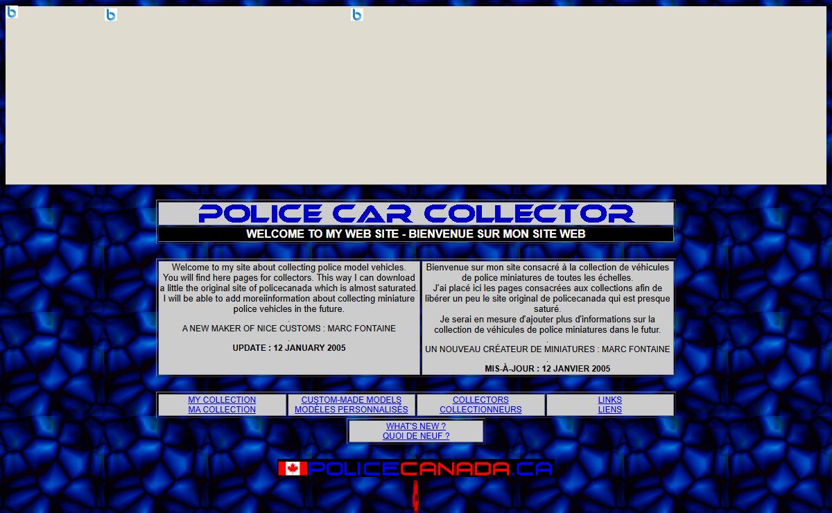 POLICE CAR COLLECTOR