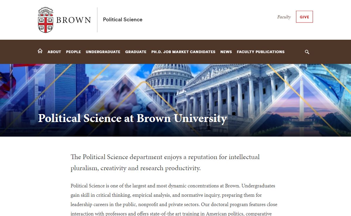 Political Science | Brown University