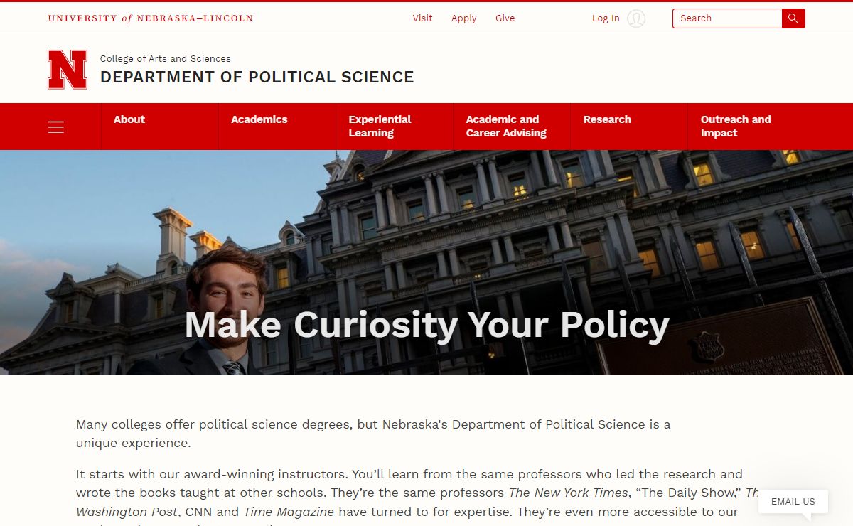 Department of Political Science | Nebraska