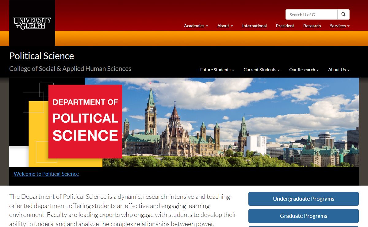 Political Science | College of Social & Applied Human Sciences