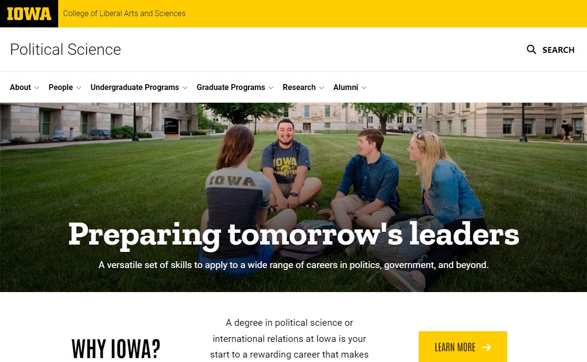 Political Science | College of Liberal Arts and Sciences | The University of Iowa
