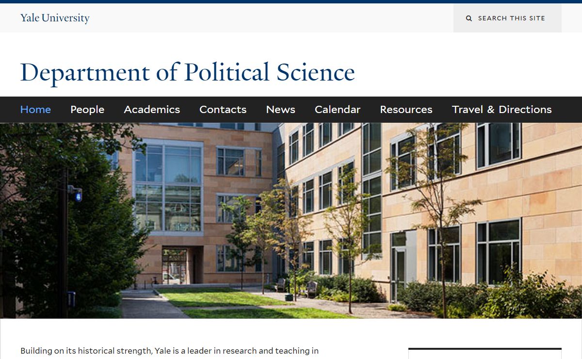 Department of Political Science |