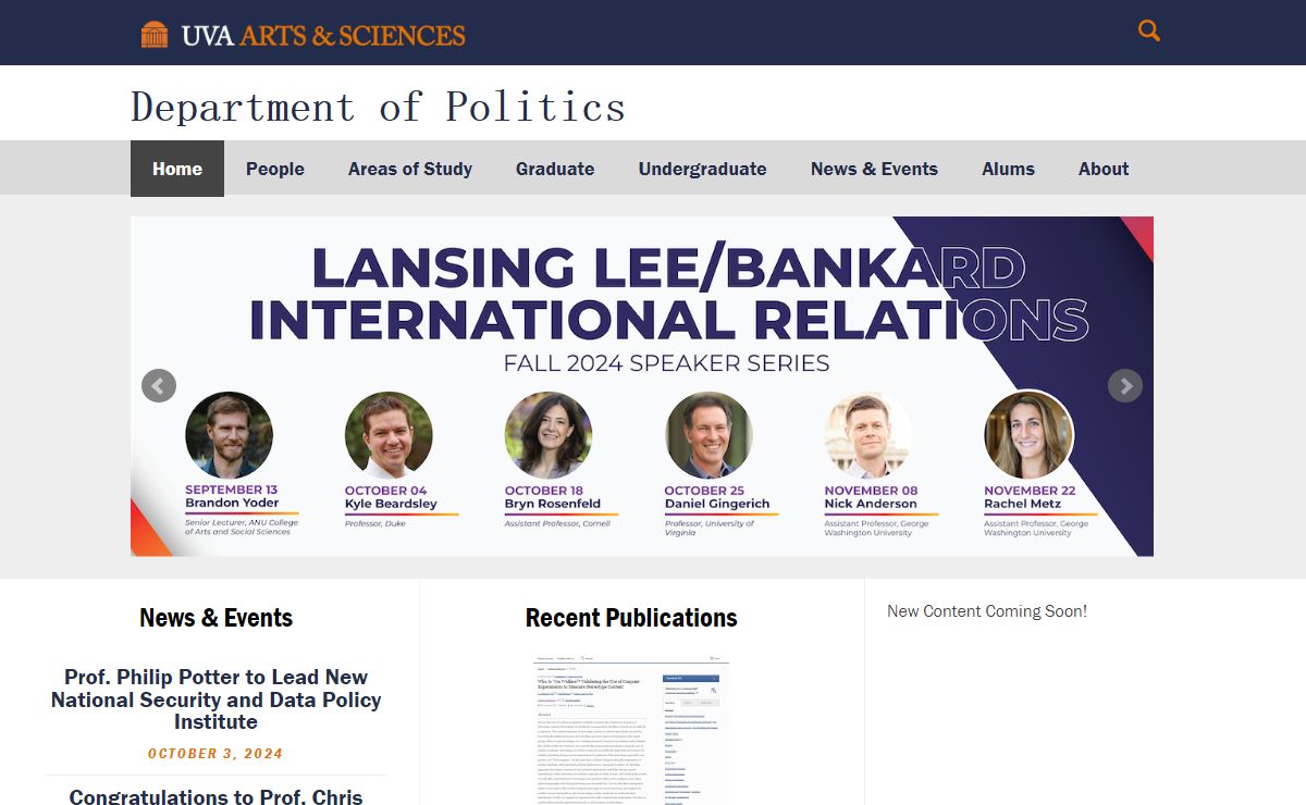 Department of Politics