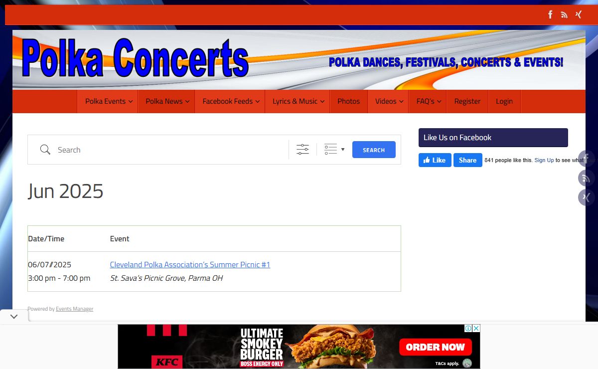 Polka Concerts – Polka Dances, Concerts & Events