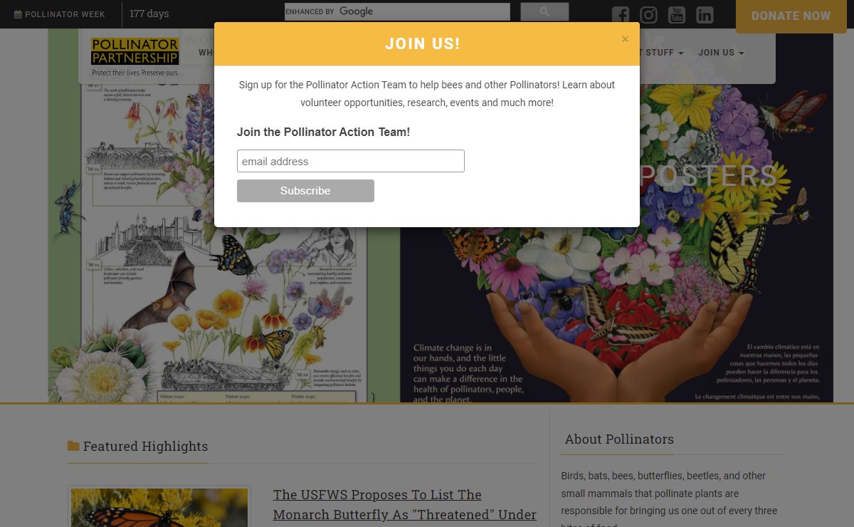 Homepage | Pollinator.org