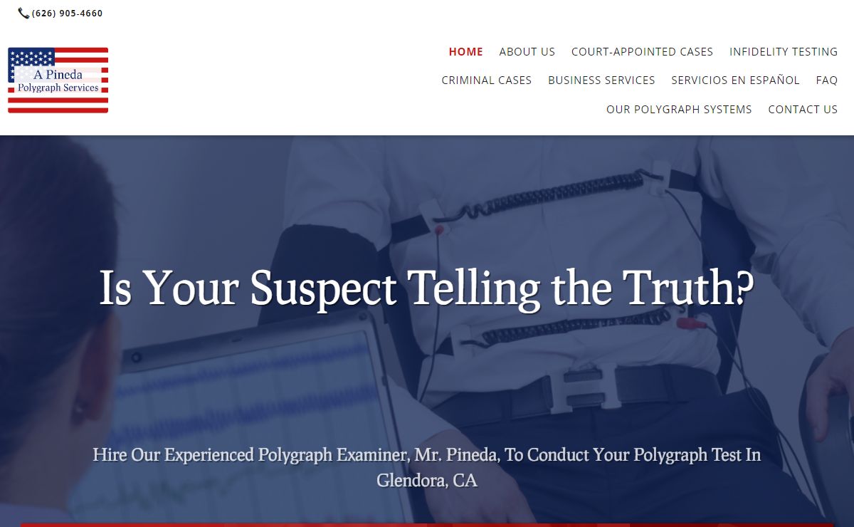 Polygraph Examiner | Local Polygraph Testing in Glendora, CA | A Pineda Polygraph Services