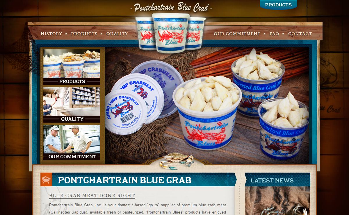 Pontchartrain Blue Crab