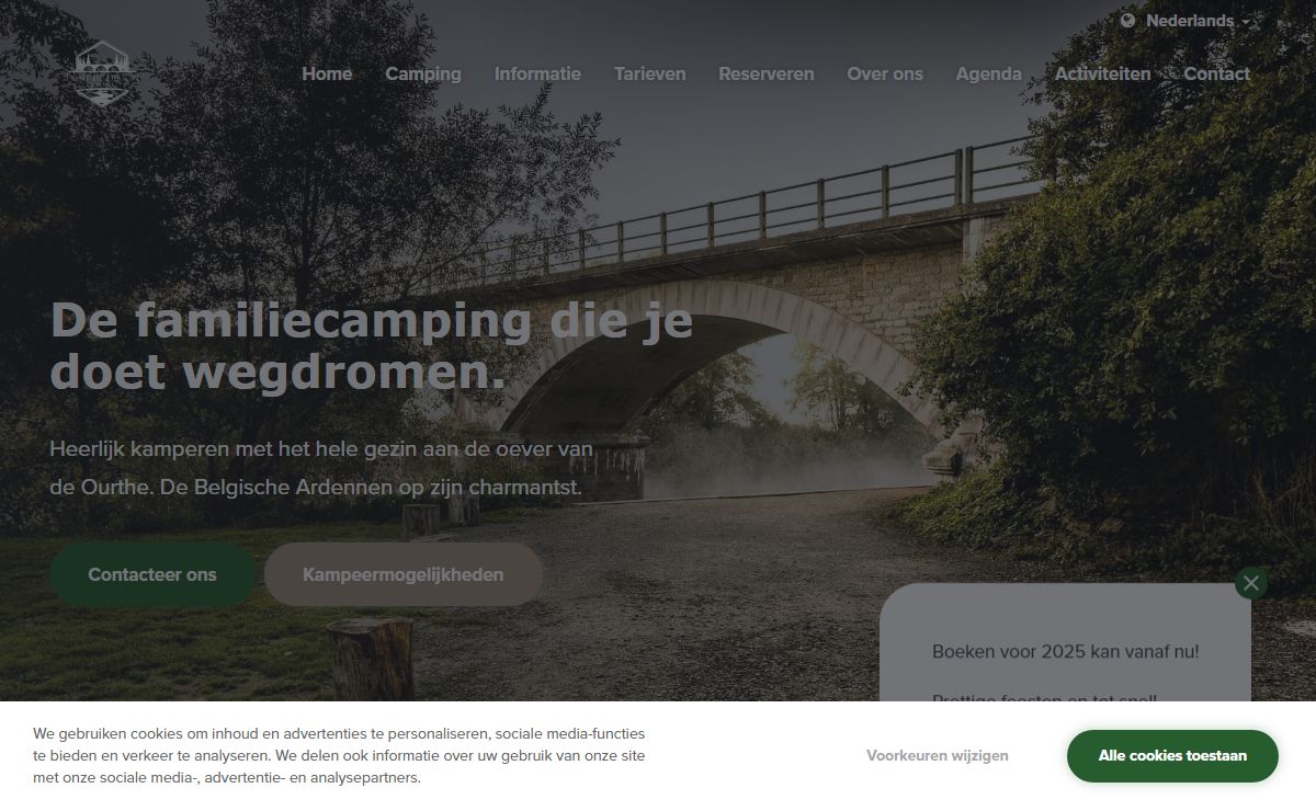 Camping Pont de Deulin - familiecamping Belgische Ardennen