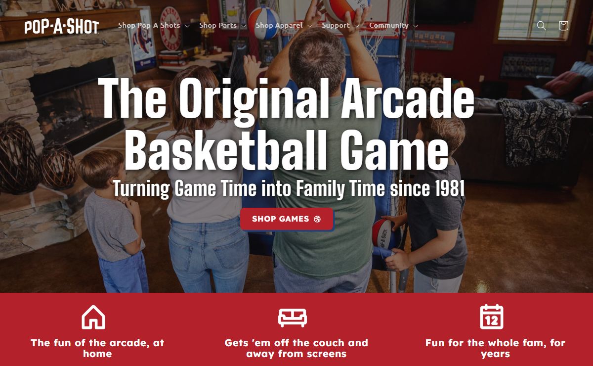The Original Arcade Basketball Game | Pop-A-Shot®