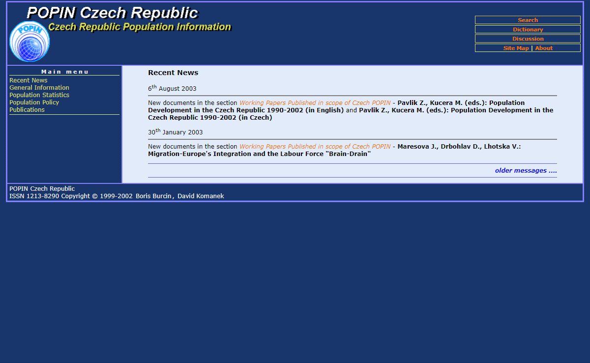 Czech POPIN Site