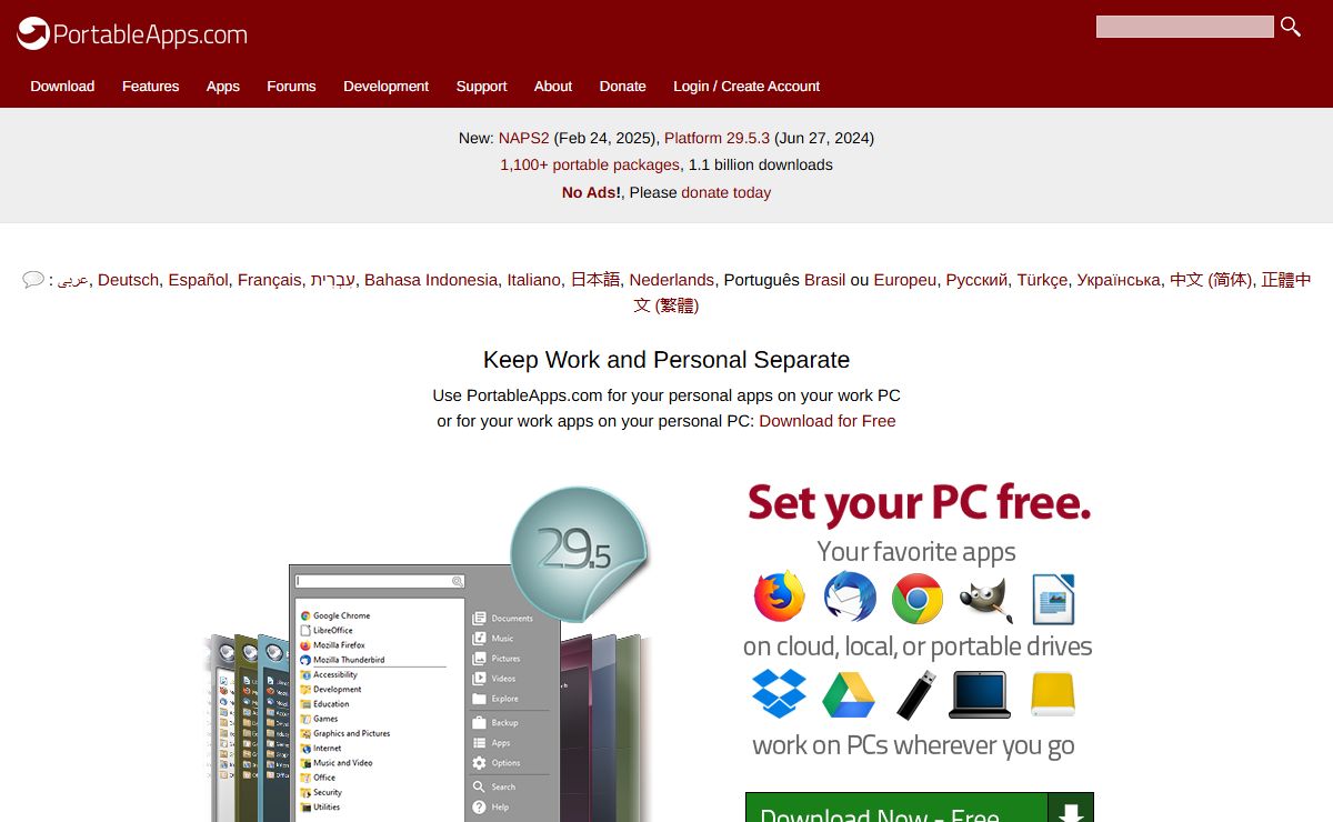 PortableApps.com - Portable software for USB, portable, and cloud drives