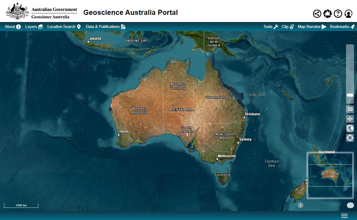 Geoscience Australia Portal