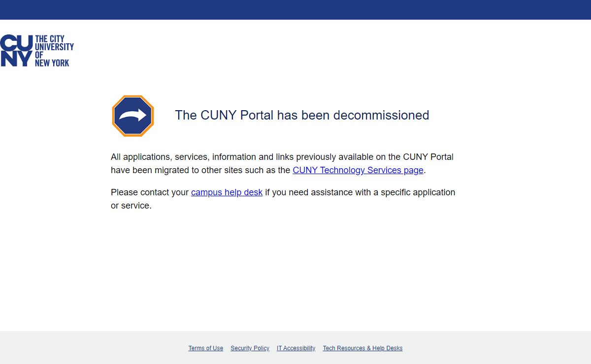CUNY Login
