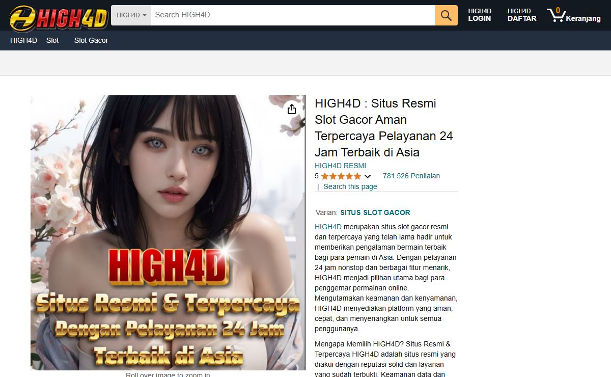 HIGH4D : Situs Resmi Slot Gacor Aman Terpercaya Pelayanan 24 Jam Terbaik di Asia