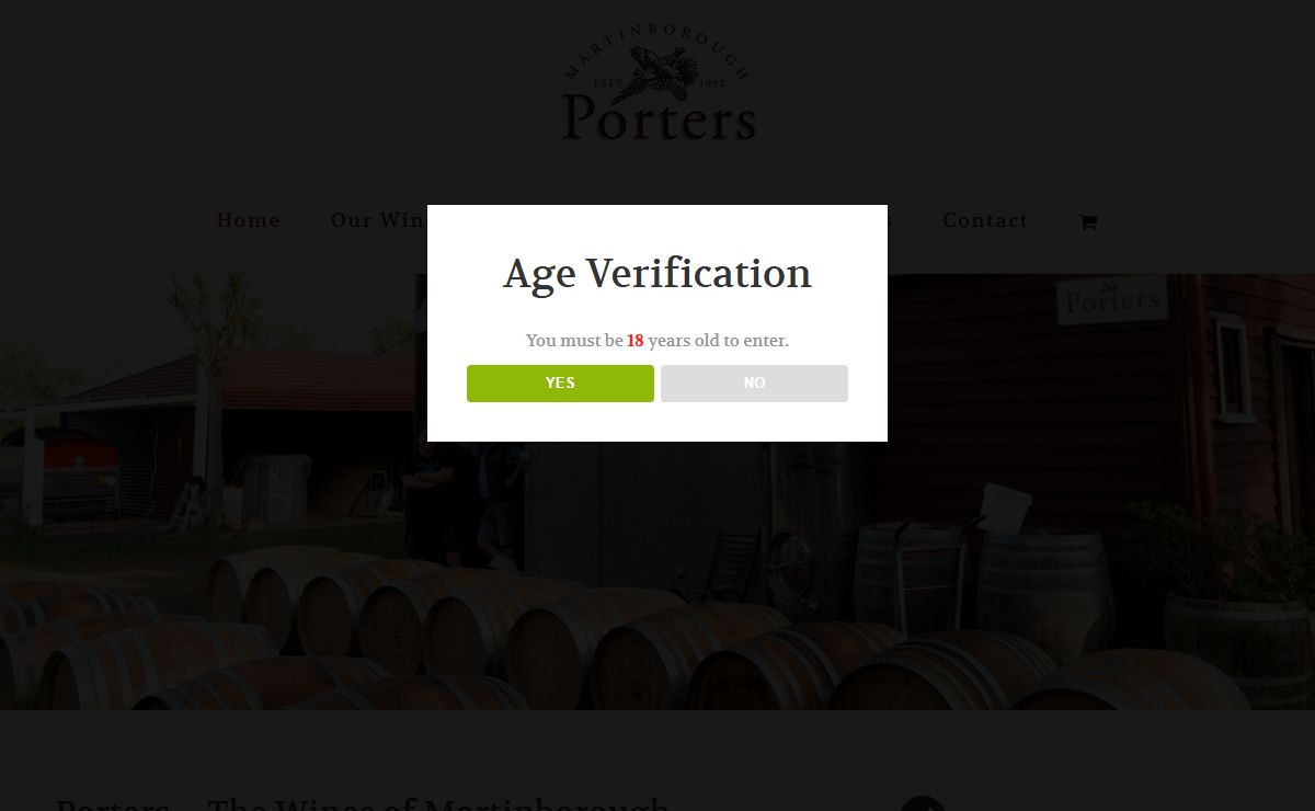 Home - Porters Pinot