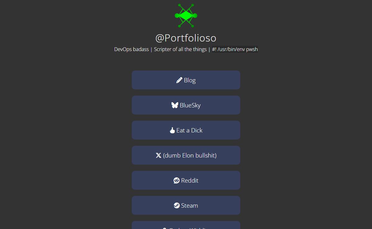 Portfolioso's Links
