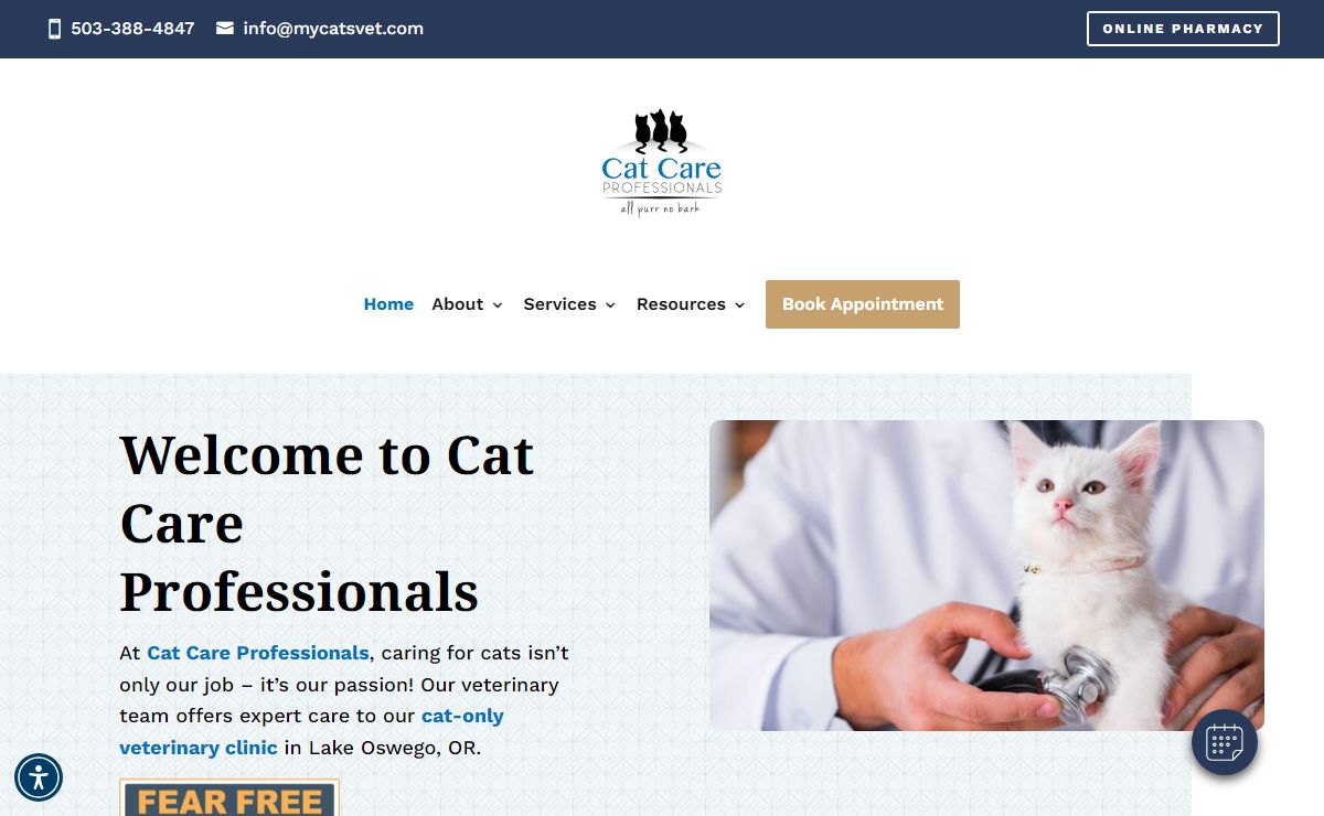 Best Veterinary Hospital In Lake Oswego, OR | Cat Care Professionals